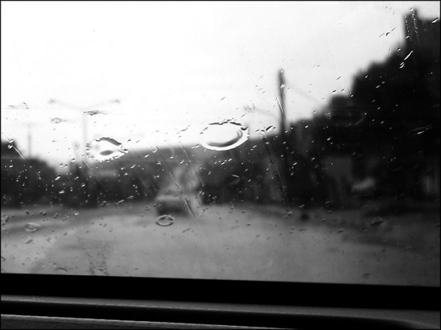 Raining